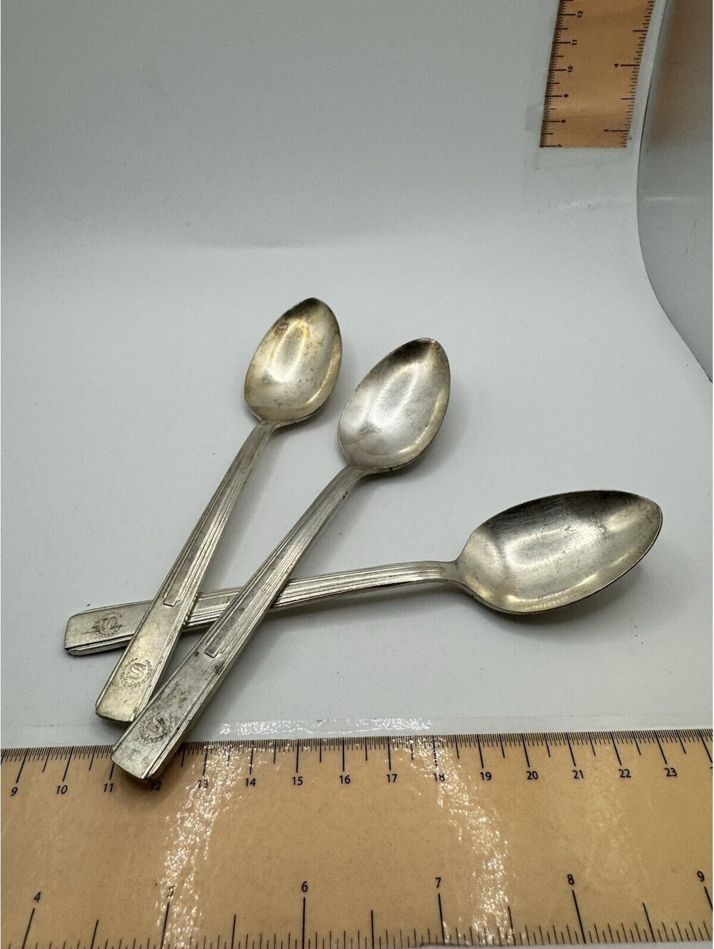ART DECO REED & BARTON SHERATON HOTEL TEASPOONS - 3
